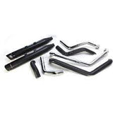 Freedom Performance Racing Dual Exhaust System - Black Mufflers - Black Tips